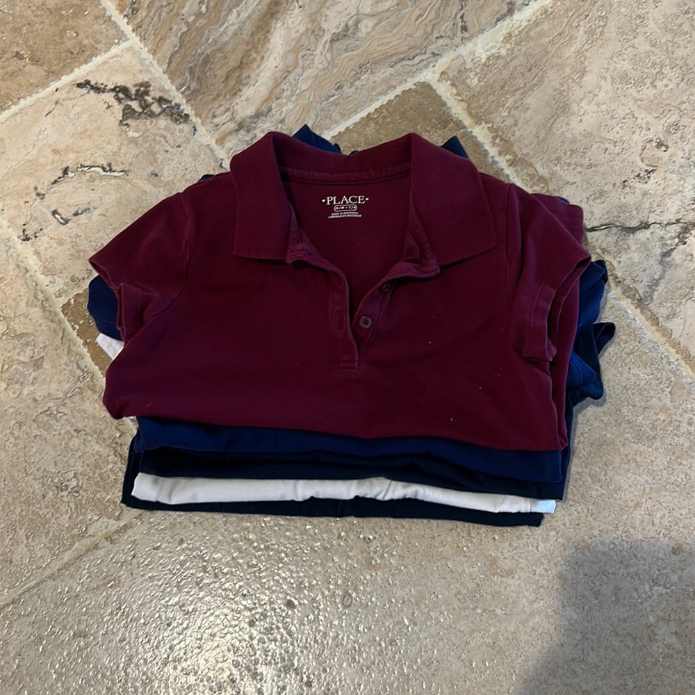 Lot of uniform polos